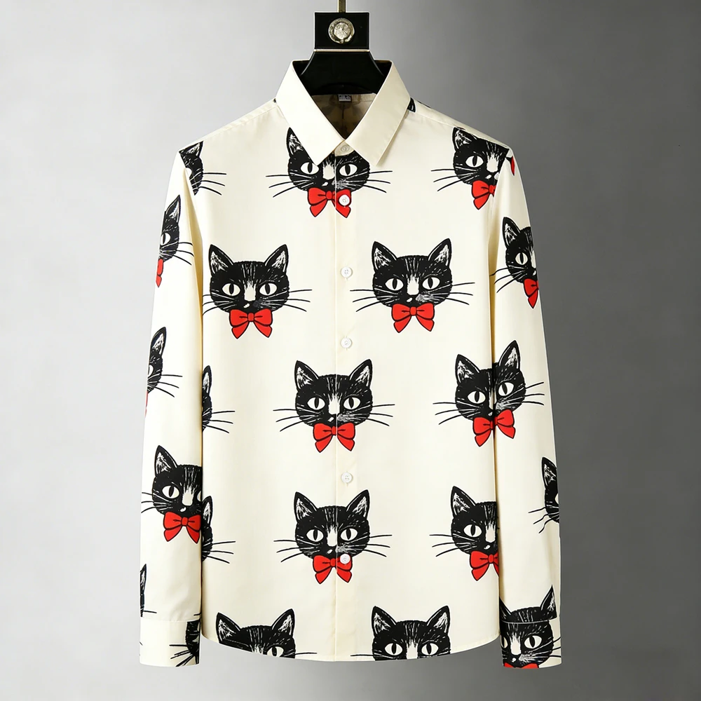 2026 New Men's Shirt Characters Are Natura Contrast Short-sleeved Shirt Fashionable Slim Trend Casual Shirt Multi-color Optional