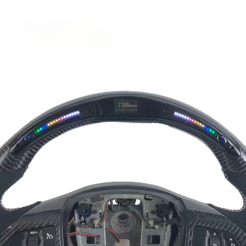 For Chevrolet Corvette/Malibu LED Carbon Fiber Racing Steering Wheel | RS/SS/1LE/LT1/ZL1 | Premium Customizable