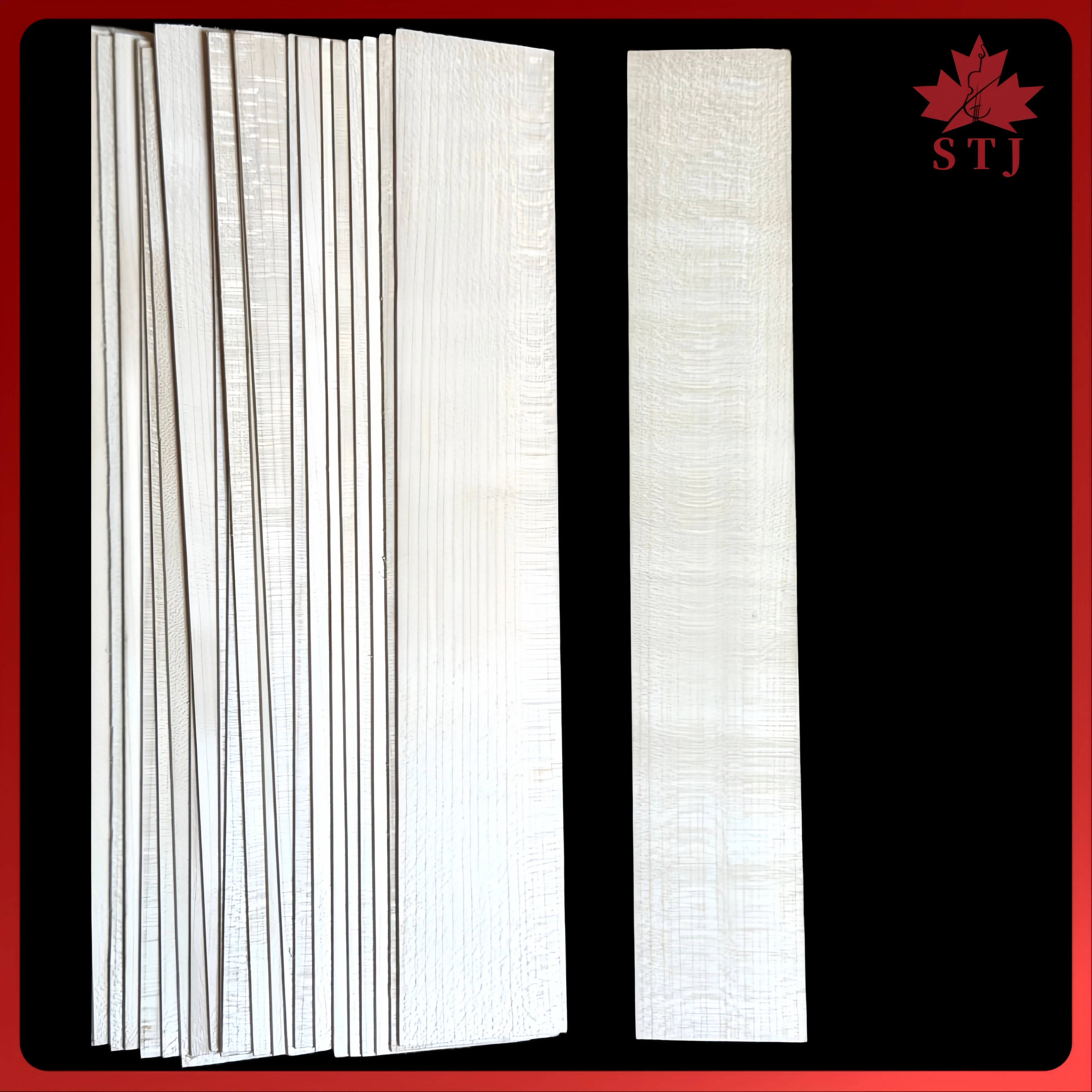 10pcs Violin Rib Side strip Violin Sides European Maple Violin Flamed maple Violin side plate strip bar fiddler Repair Parts