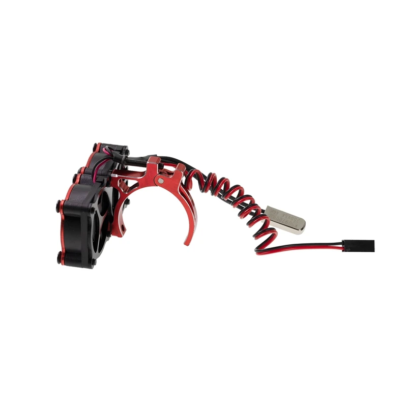 

Motor Heatsink Cooling Fan With Thermal Sensor For 540 550 3650 3660 Motors 1/10 RC Car Axial SCX10 Traxxas TRX4