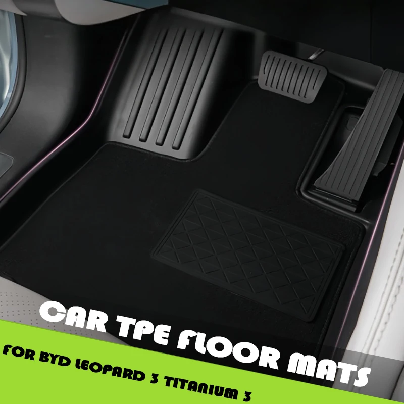 

Car TPE Floor Mat Fit for BYD Leopard 3 Titanium 3 Modified Auto Double-layer Carpet Full-cover Floor Mat Interior Upgrade Parts