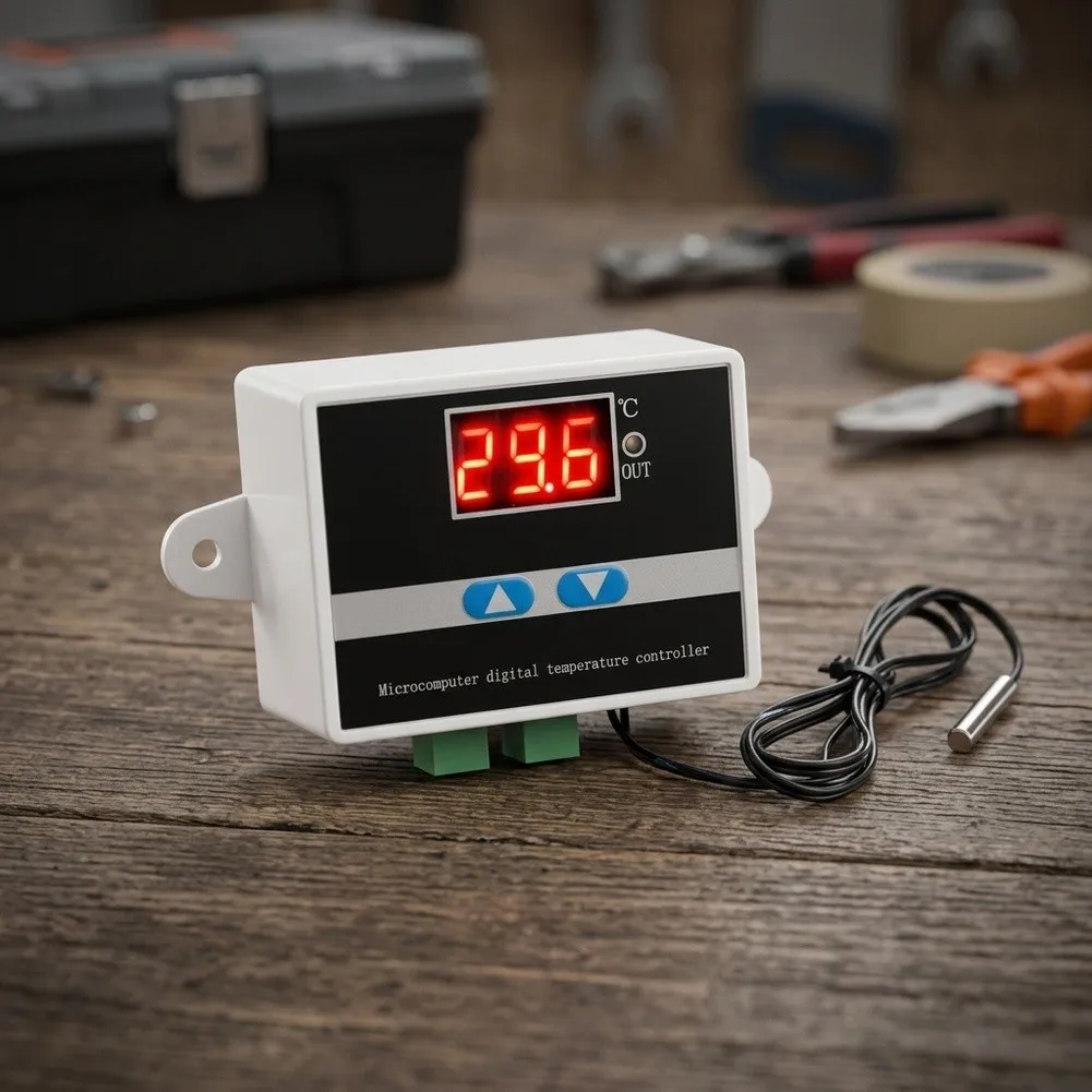 High Precision Digital Temperature Controller For Aquariums Waterproof Intelligent Temperature Socket Control Switch Accessories