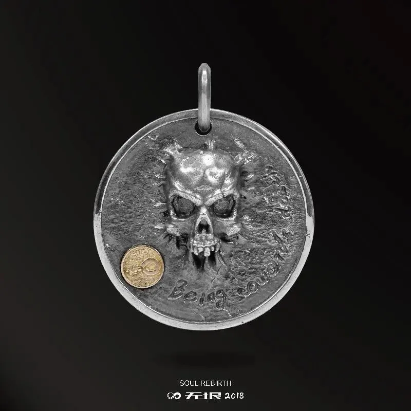 

Ретро кулон в виде скелета, ожерелье унисекс, антикварные металлические украшения, модный аксессуар