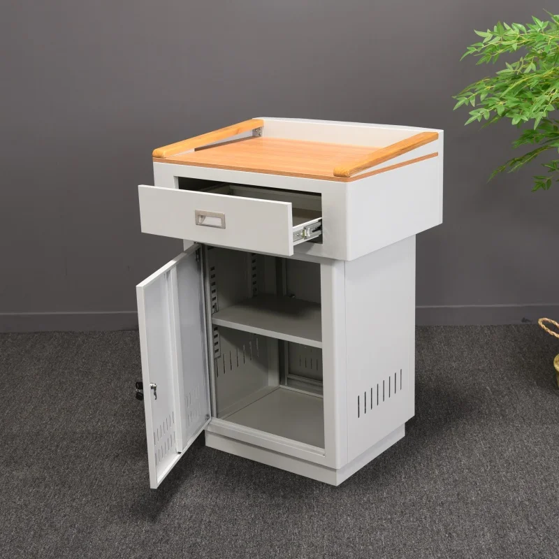 Brand New School Classroom Podium Multifunctional Podium Steel-made Central Control Electronic Podium