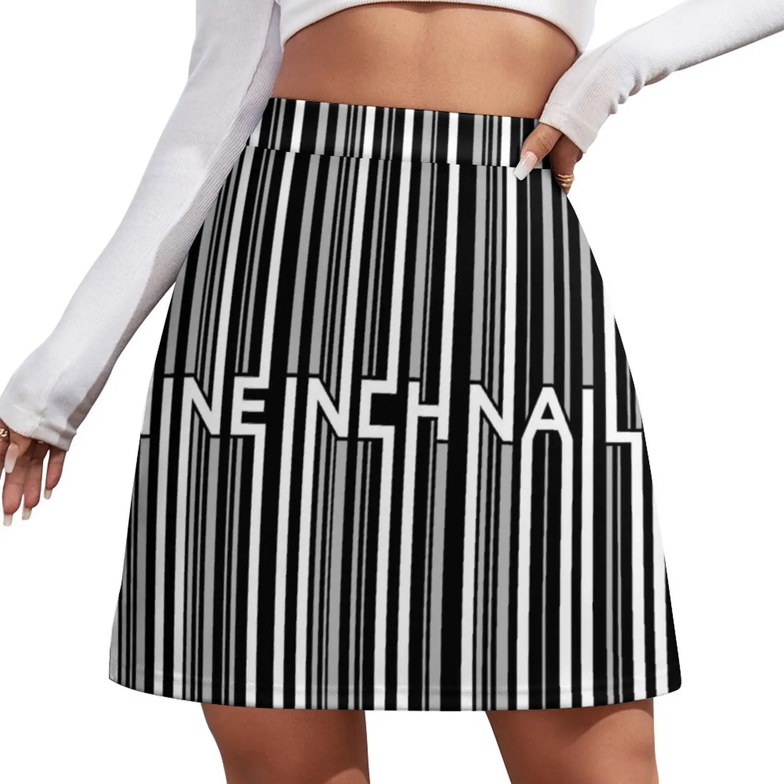 

Nails - Barcode (light) Mini Skirt Kawaii Woman short skirt dresses for prom