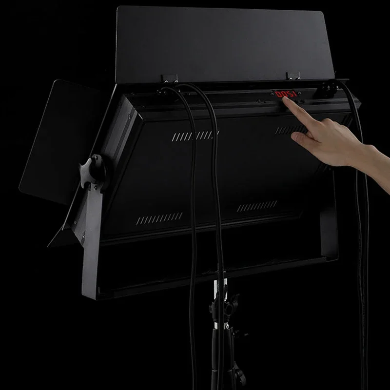 100Wled ضوء سطح مسطح قابل للتعديل ثنائي اللون للفيلم والتلفزيون ملء ضوء الاستوديو ضوء ناعم التصوير المباشر #3