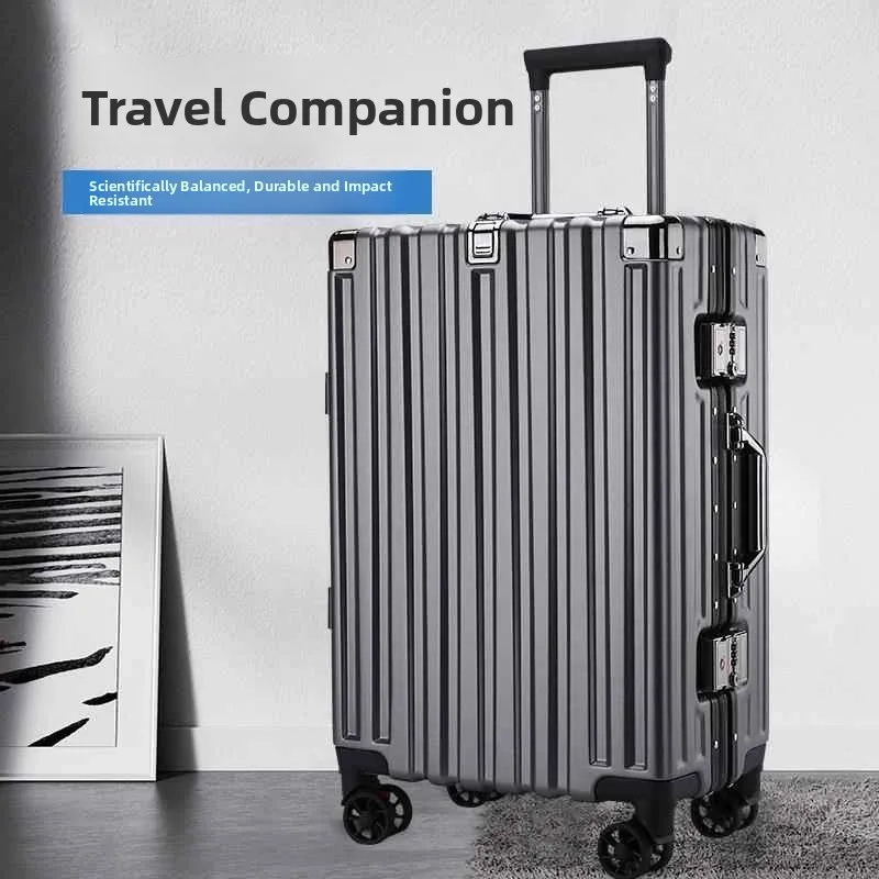 multifunctional-travel-suitcase-aluminum-frame-pull-rod-large-capaci-for-men-and-women-retro-sle-pure-color-tsa-password