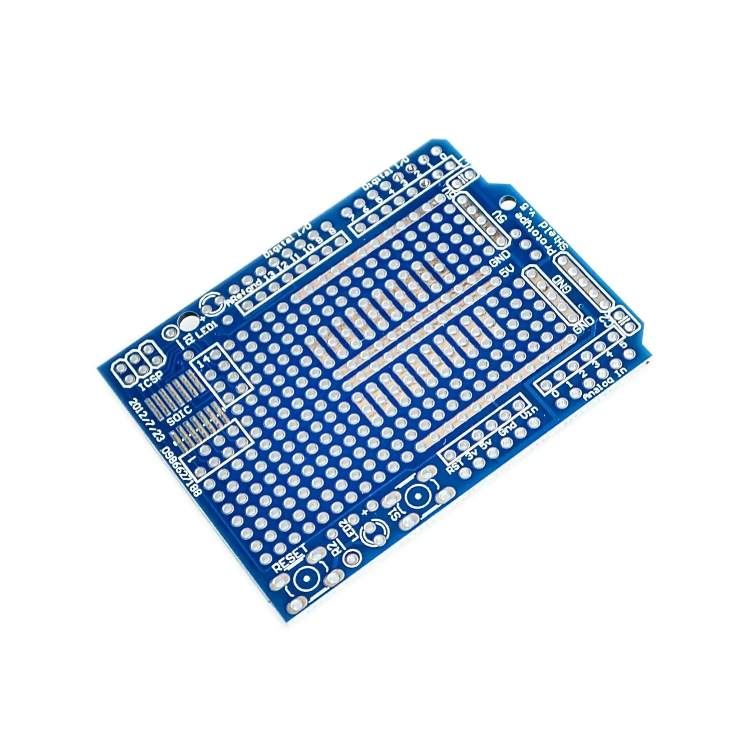Прототип печатной платы для Arduino UNO R3, защитная плата FR-4, волокно 2 мм, шаг 2,54 мм, сделай сам