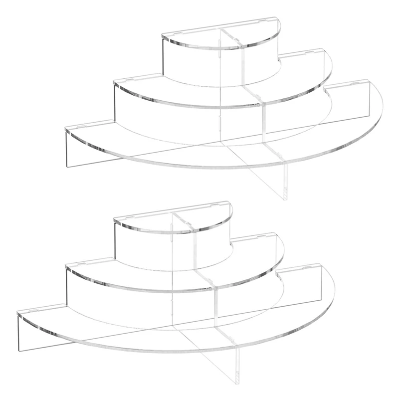 Acrylic Risers For Display Cupcake Display Stand For Dessert Clear Risers For Collectible Display