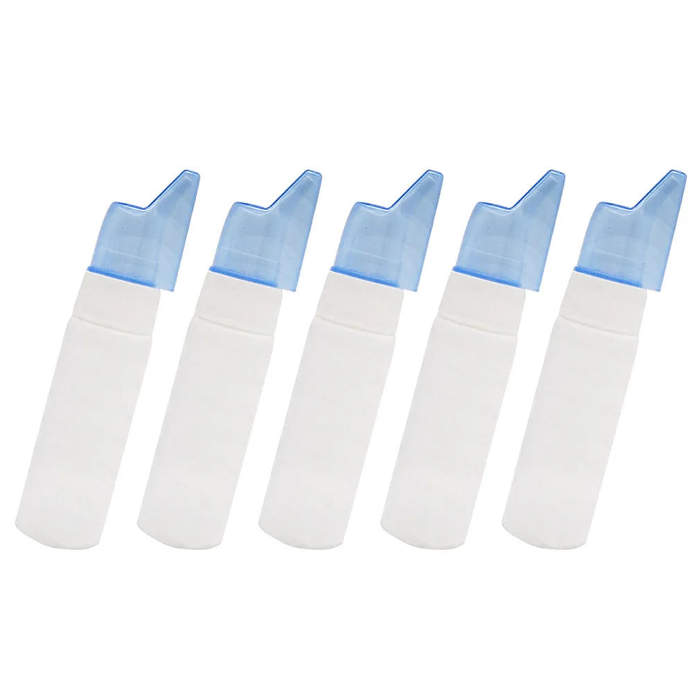 5 قطعة بخاخ أنف صغير إعادة الملء زجاجة رذاذ عديم الرائحة دائم مانعة للتسرب المحمولة السفر الاستخدام اليومي زجاجة رذاذ الأنف