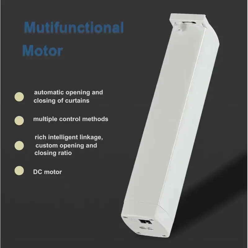 Smart Electric Curtain Motor Kit With Remote Control Automatic Rail System For Home Window Blinds Quiet Operation Easy