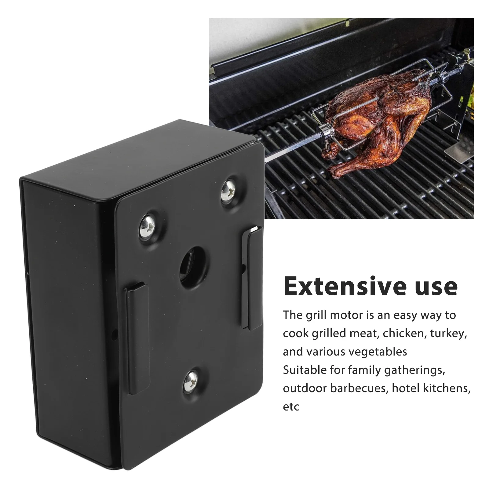 グリルロティサリーモーターアルミ合金 70 キロ負荷 12V 大電力バーベキュー DC ロティサリーモーター交換用ユニバーサルグリル