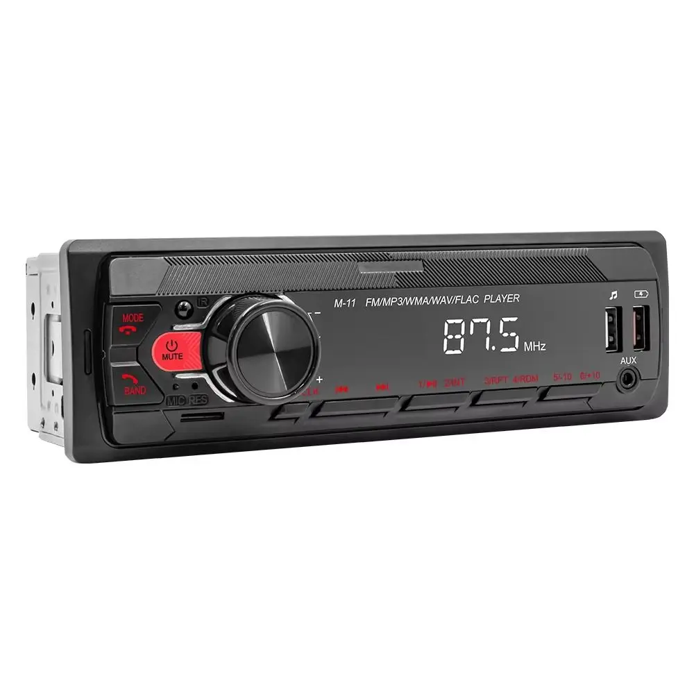 

Автомобильный MP3-плеер 12В с Bluetooth, LED-дисплеем, FM-радио, пультом ДУ, 4-канальный, универсальный