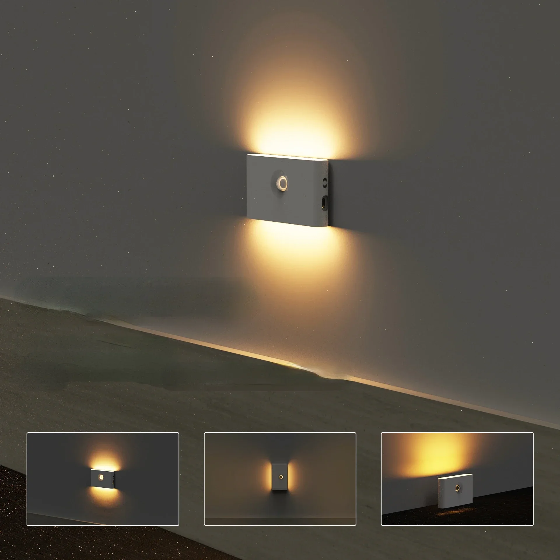 Xiaomi Intelligent Induction Night Light LED Human Body Infrared Type-C Charging Wireless Magnetic Induction Light Night Light