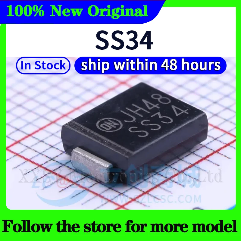 (20 pièces) SS34 en stock 48 heures d'expédition