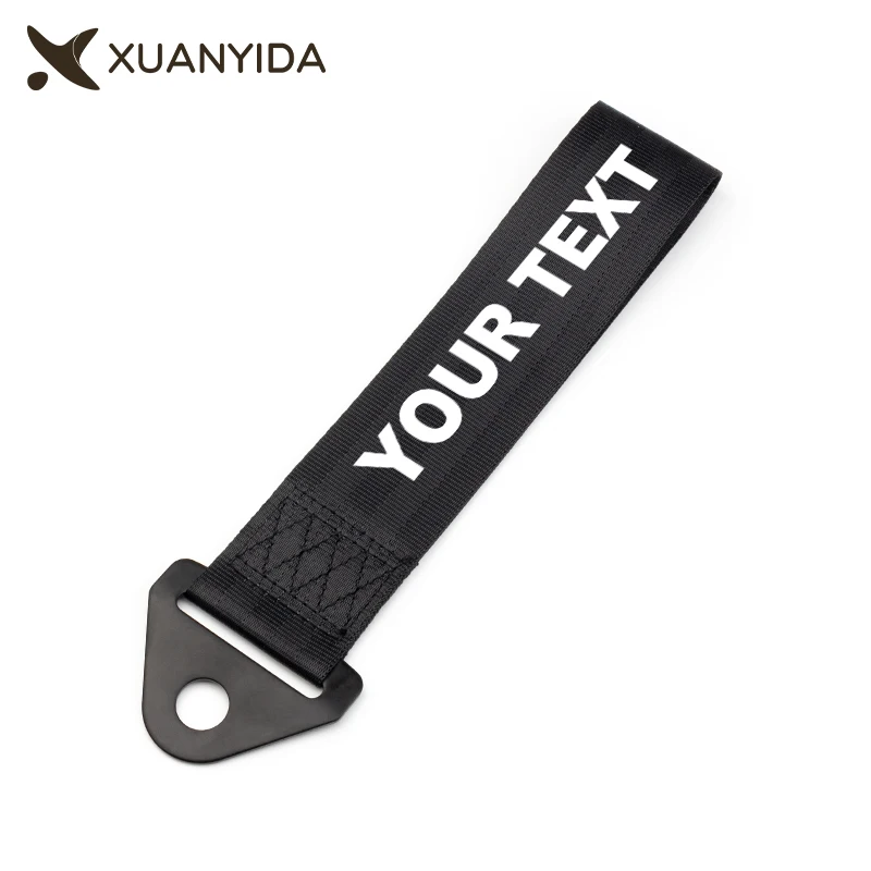 

Personalized Customized Car Tow Strap Customize Text Logo Car Tow Ropes Trailer Ropes Bumper Trailer Max 2 Tons Towing Strap