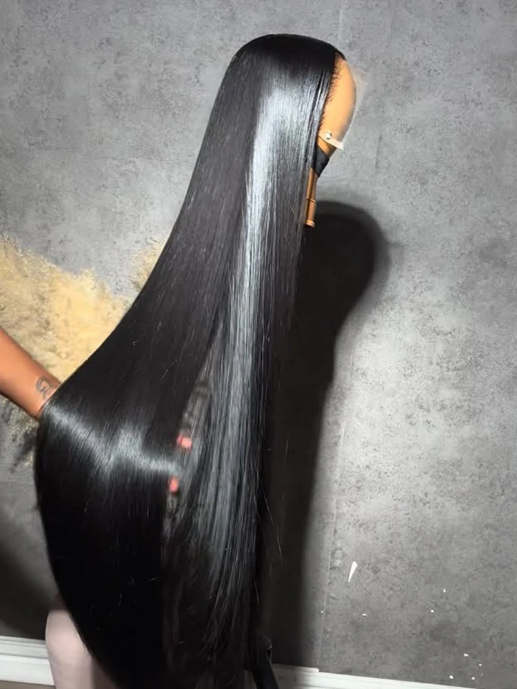 

36 38 40 Inch Bone Straight 13x4 Lace Front Wig Human Hair Lace Front Human Hair Wigs Brazilian Frontal Wigs For Women