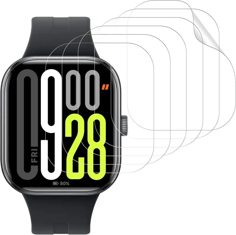1-5PCS Hydrogel-Schutzfolie für Redmi Watch 6, klare weiche TPU-Schutzfolien, Displayschutzfolie für Xiaomi Redmi Watch 4 5 6 – Detail 2