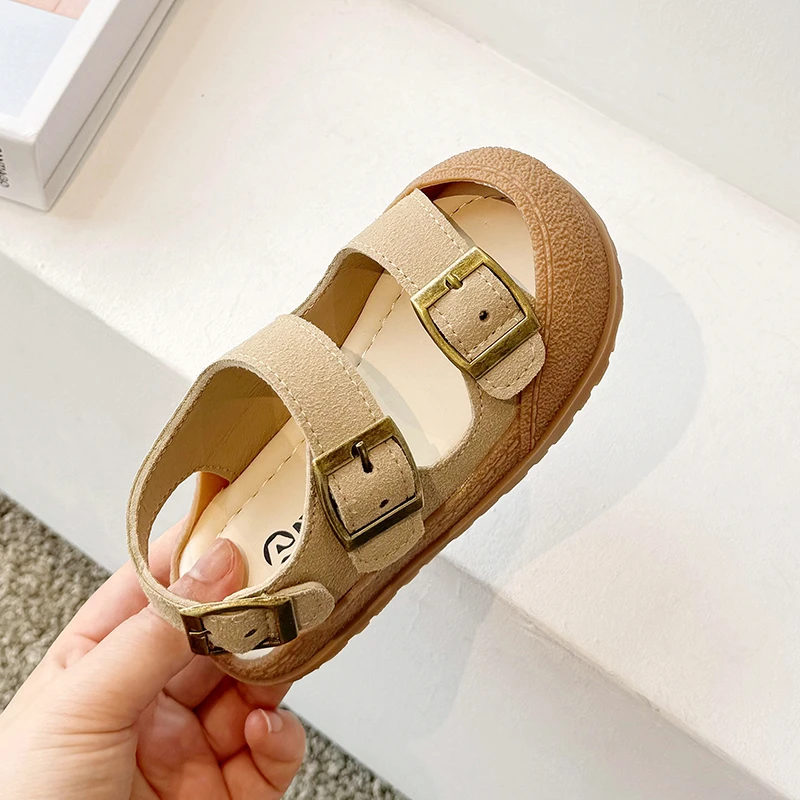 Summer Baby Girls Boys Sandals Comfortable Kids Beach Shoes Soft Sole Anti Slip Infant Sandals Children Casual Barefoot Shoes