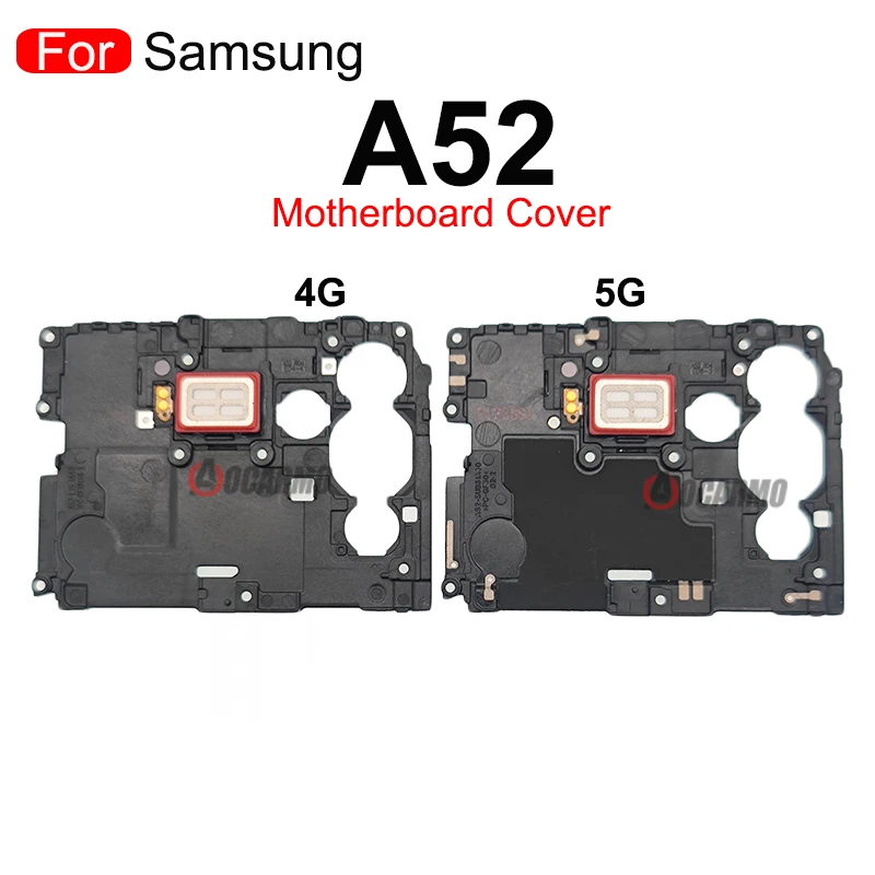 Motherboard Main Board Cover Plate With Earpiece Flex Cable Repair Replacement Parts For Samsung Galaxy A52 4G 5G A72