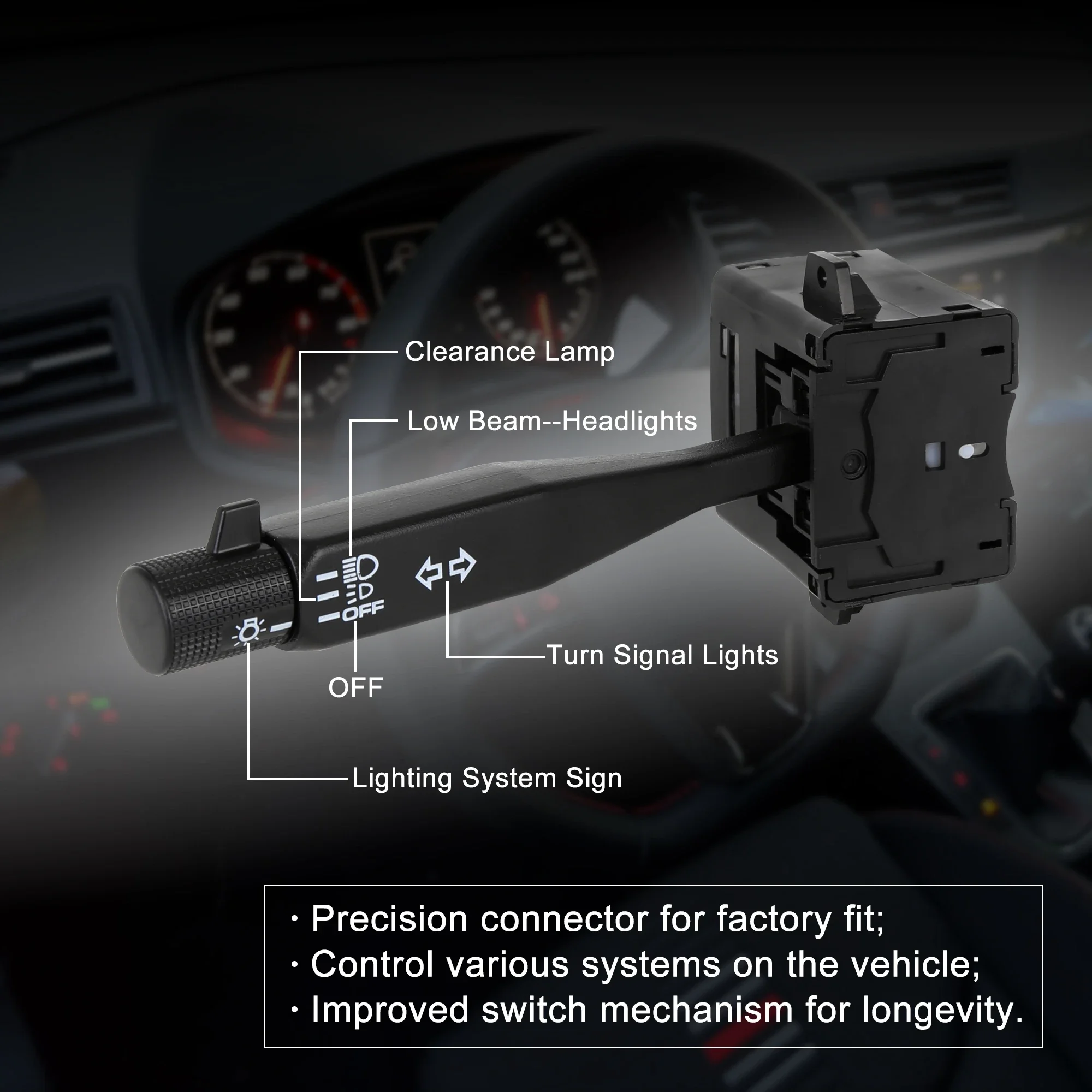 For Nissan Pickup 1986-1993 25540D4500 Multifunction Turn Signal Headlamp Dimmer Combination Switch Auto Accessories