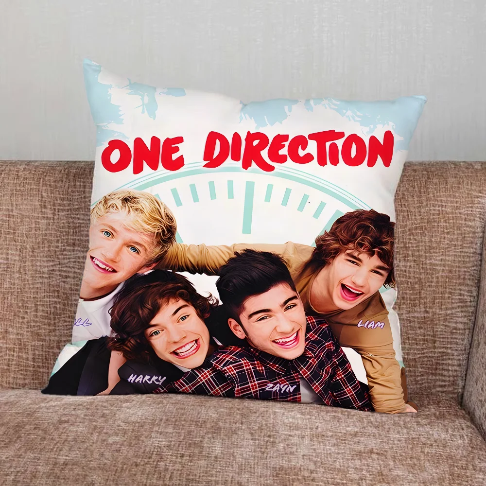 Band One D-Direction Pillow Case For Home Bedroom Car Office Decoration Living Room Sofa Cushion Cover Suitable