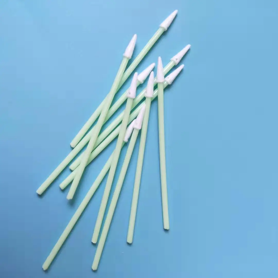 500Pcs Sharp Tipped Cleanroom Foam Swab Dust Removal Cleaning Sponge Stick For Electronics Slit COF Cable PCB Phone Repair Tool