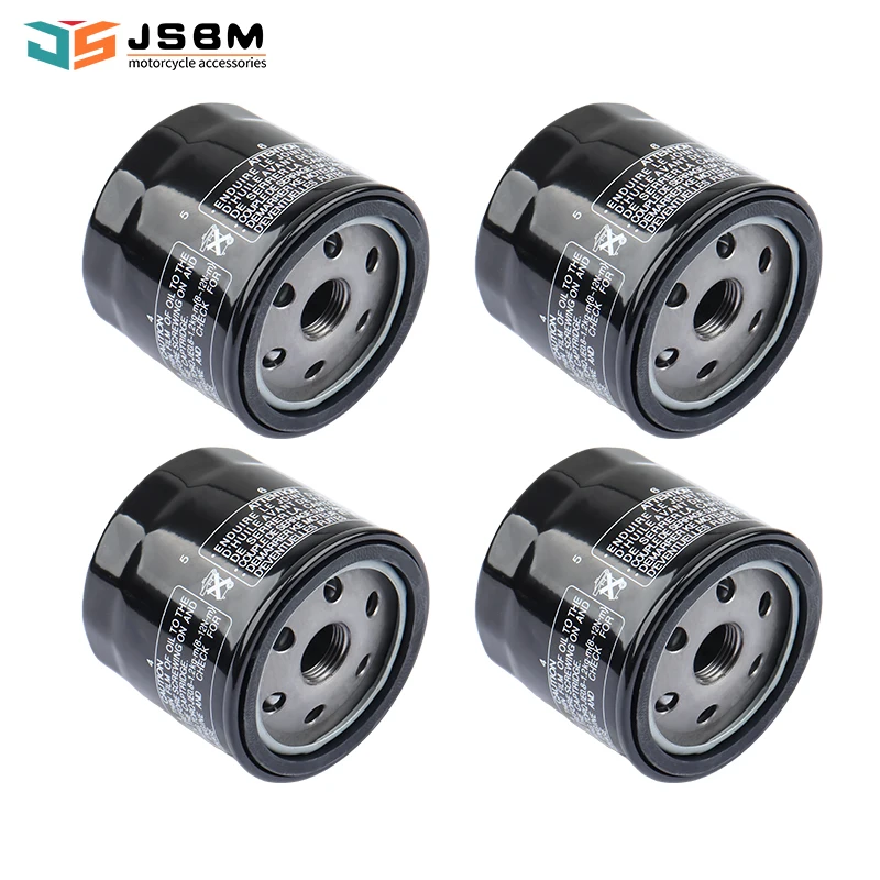 JSBM Motorcycle Oil Filter For BMW F650GS F700GS F750GS F800GS F800GT F800R F850GS F900XR S1000R R1200GS R1250GS K1300 K1200GT