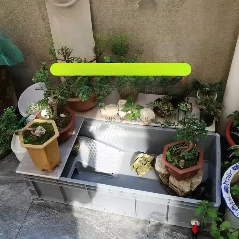 Large Reptile Breeding Turnover Box, Turtle Ecological Habitat, Household Turtle Terrarium Aquarium Special for Turtles