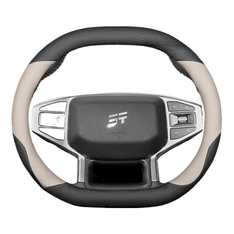 

Leather Car Steering Wheel Cover for Chery Jetour T2 2023 2024 2025 Steering Covers Interior Accessories