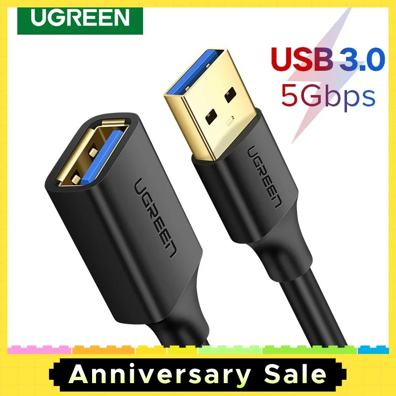 UGREEN USB Удлинительный Кабель USB 3
