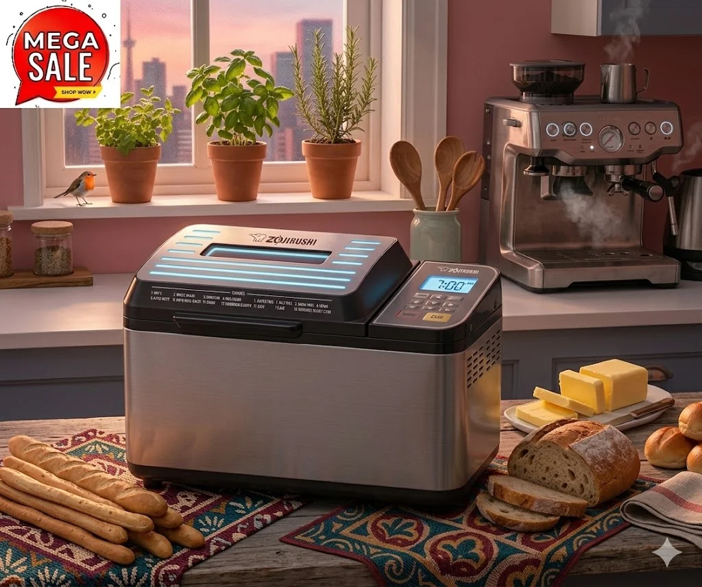 

BB-PDC20BA Home Bakery Virtuoso Plus Breadmaker, 2 lb. loaf of bread