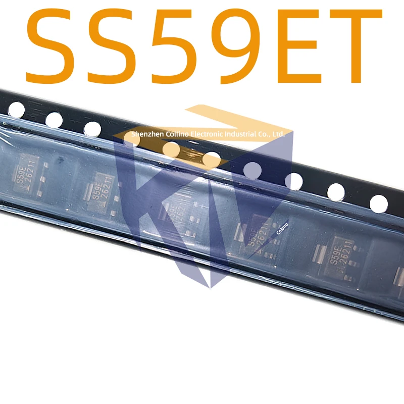 10pcs SS59ET SOT-89 Hall Sensor 59 SS59 S59E Hall Effect Magnetic Sensor Chip