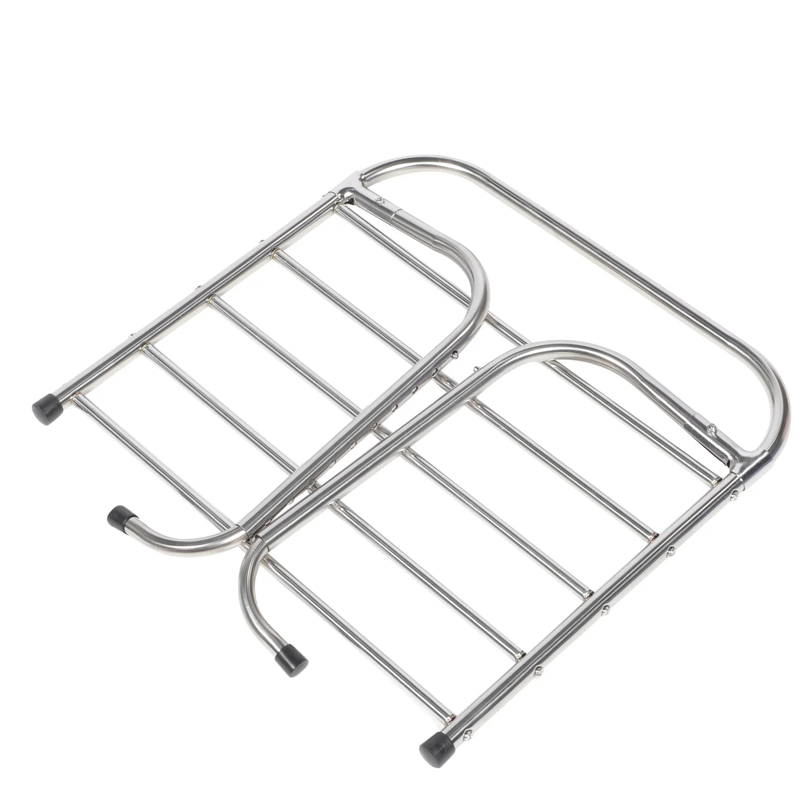 

Foldable Drying Rack Stainless Steel Telescopic Design Windproof Hanger Collapsible Indoor Outdoor Laundry Balcony Storage Shelf