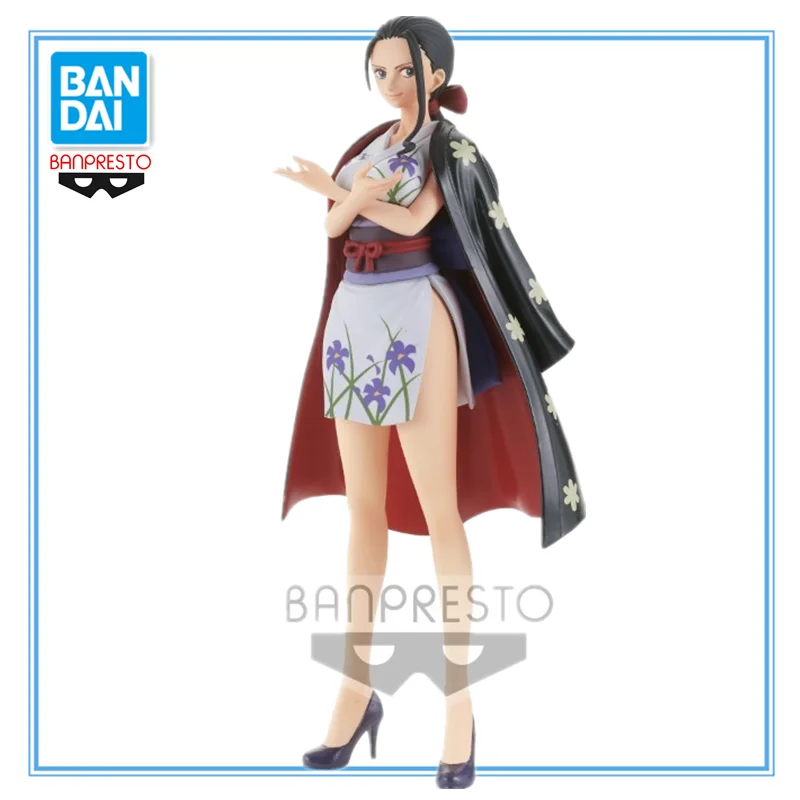 Bandai Original BANPRESTO Anime One Piece DXF Wanno Country Nico Robin PVC Action Figure Model Toy Gift Christmas gift for kids