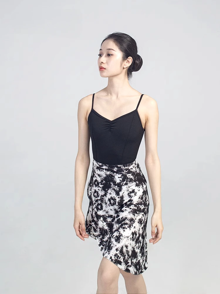 

Adult Ballet Gauze Body Practice Skirt One Piece Hip Wrap Dance Ink Painting Skirts