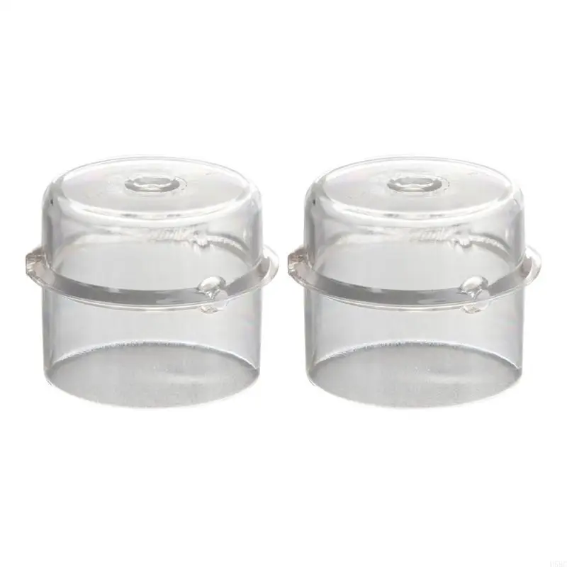 

H58C 2pcs Jar Lid PC Measuring Cup Cover Replacement for Vorwerk Thermomix TM31/TM5/TM6 Kitchen Accessories