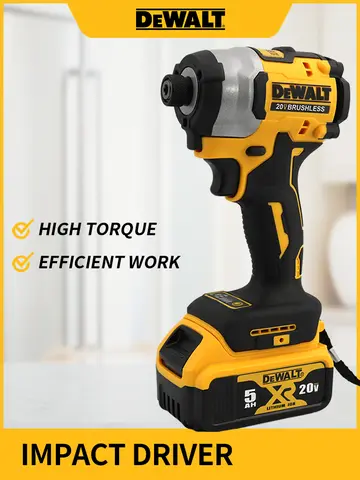 Dewalt DCF850 Wireless Electric Screwdriver Brushed Motor 1.1kg LED Suitable for Screw Removal Drilling And Other Tasks