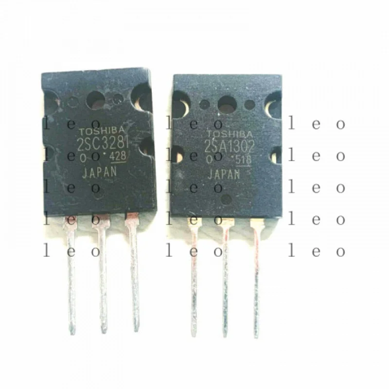 D  1 Pair | 2SC3281 + 2SA1302 NPN + PNP Audio Power Amplifier For TOSHIBA