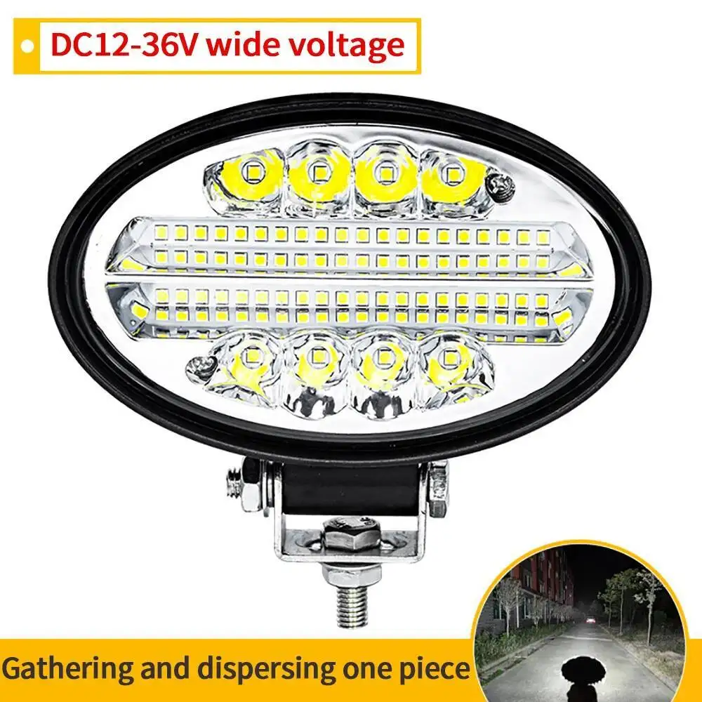 

12-36V Auto Work 48 LED 5inch Offroad Lightings Modified Spotlights Headlights FOR Agricultural Vehicle Auxiliary Lights