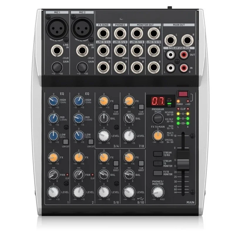 Professional reverb effects live singing mixer for home use