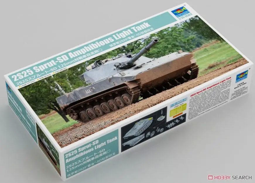 

Trumpeter масштаб 1/35 2S25 Sprut-SD амфибия световой бак пластиковая модель комплект 09599