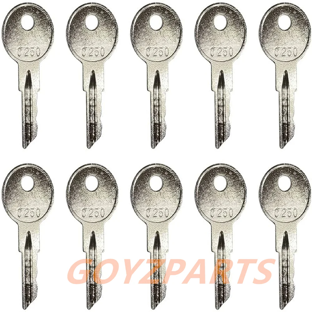 10PCS C250 Lgnition Key For Crown Forklift OEM 170151-001 170151001