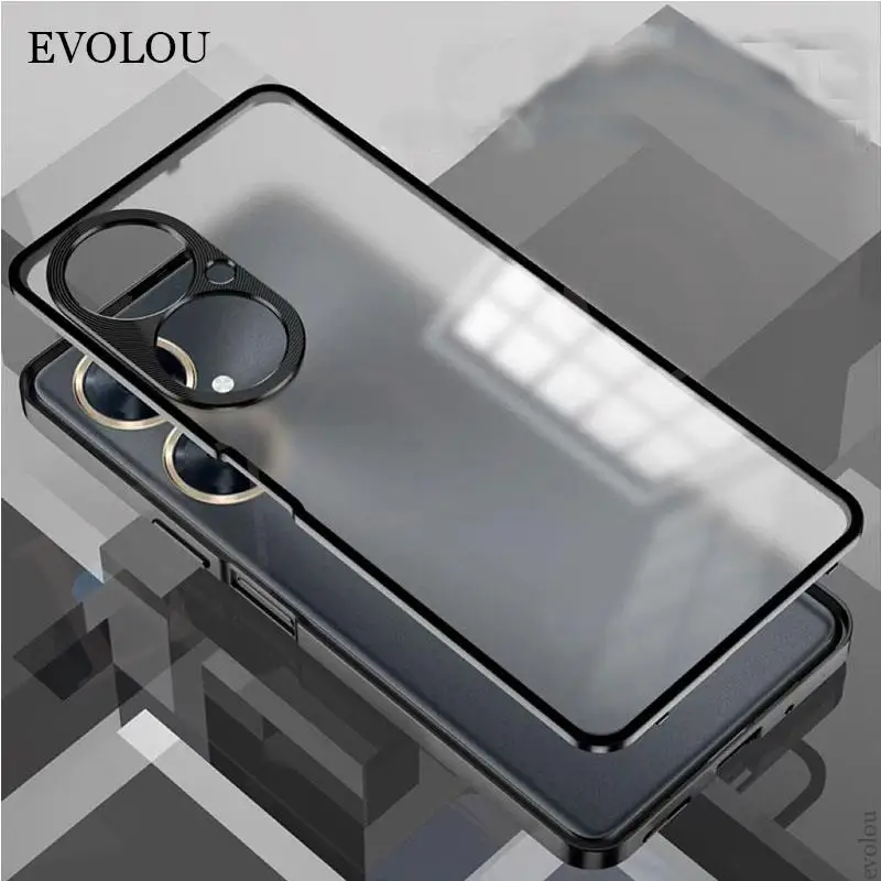 Shockproof Case For Oneplus Nord CE 3 Lite CE3 5G Ultra-Thin Aluminium Alloy Metal Frame Bumper + Tempered Glass Cover For 1+N30