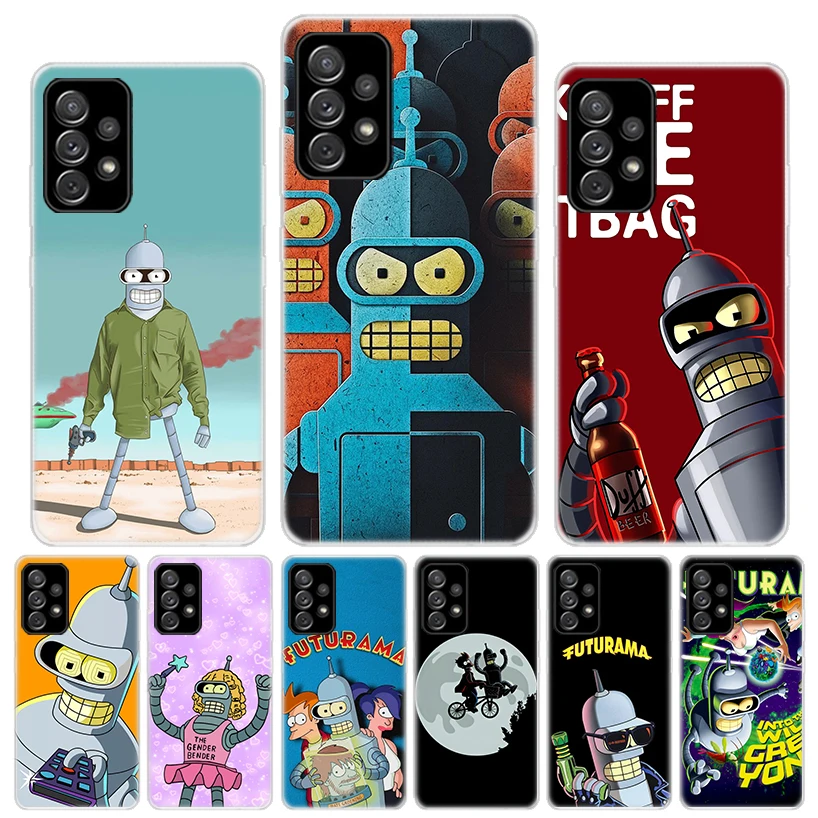 Cartoon F-Futuramas Silicon Call Phone Case For Samsung Galaxy A51 A50S A71 A70 A41 A40 A31 A30 A21S A20E A10 A6 A7 A8 A9 Cover