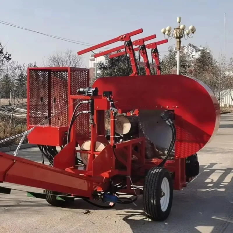 Thickened Steel Frame Hydraulic Wood Splitter Shock Resist Firewood Splitting Machine For Tough Hardwood Log Cutting