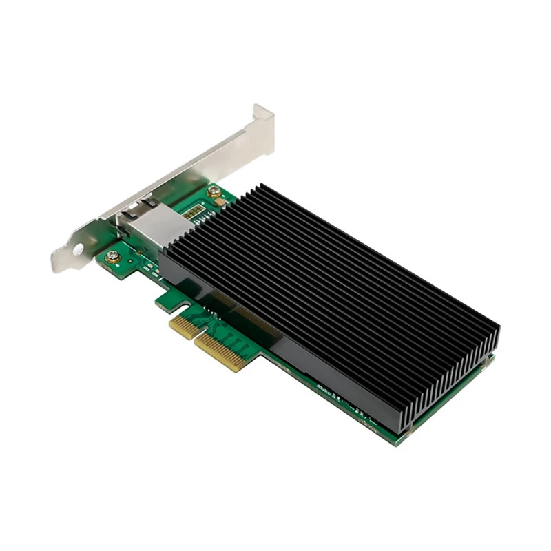 NEW-Single Port Network Card ST7450 X520-T1 Pcie X4 Single Port 5 Speed Adaptive Portable 10Gb/S Server NIC