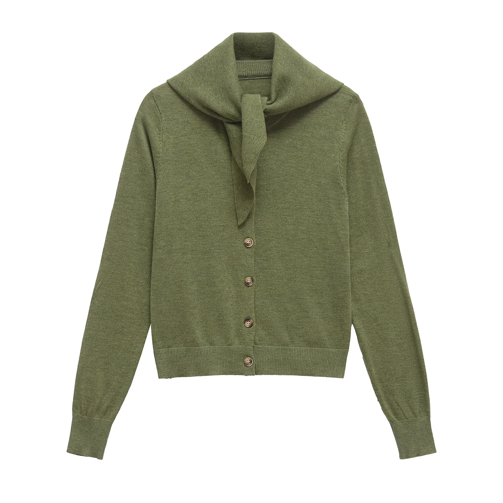 

Осенне-зимние женские свитера с длинными рукавами, однотонный милый повседневный вязаный пуловер, элегантный женский свитер 2142165