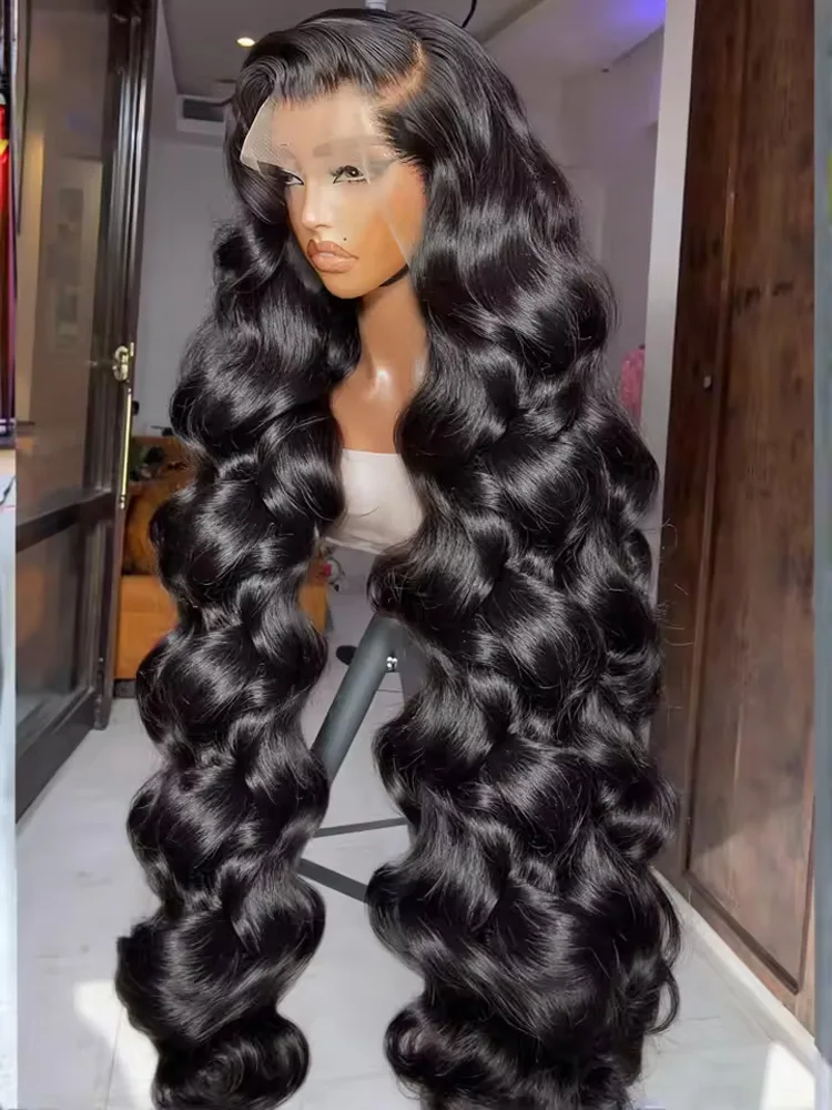 

42 Inch 13x6 Body Wave Hd Human Hair Lace Frontal Wig 13x4 Body Wave Human Hair Wigs For Black Women Free Shipping Curly Wigs