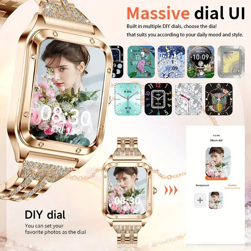 2024 New For HUAWEI High-end Luxury Women Smartwatch 1.57\